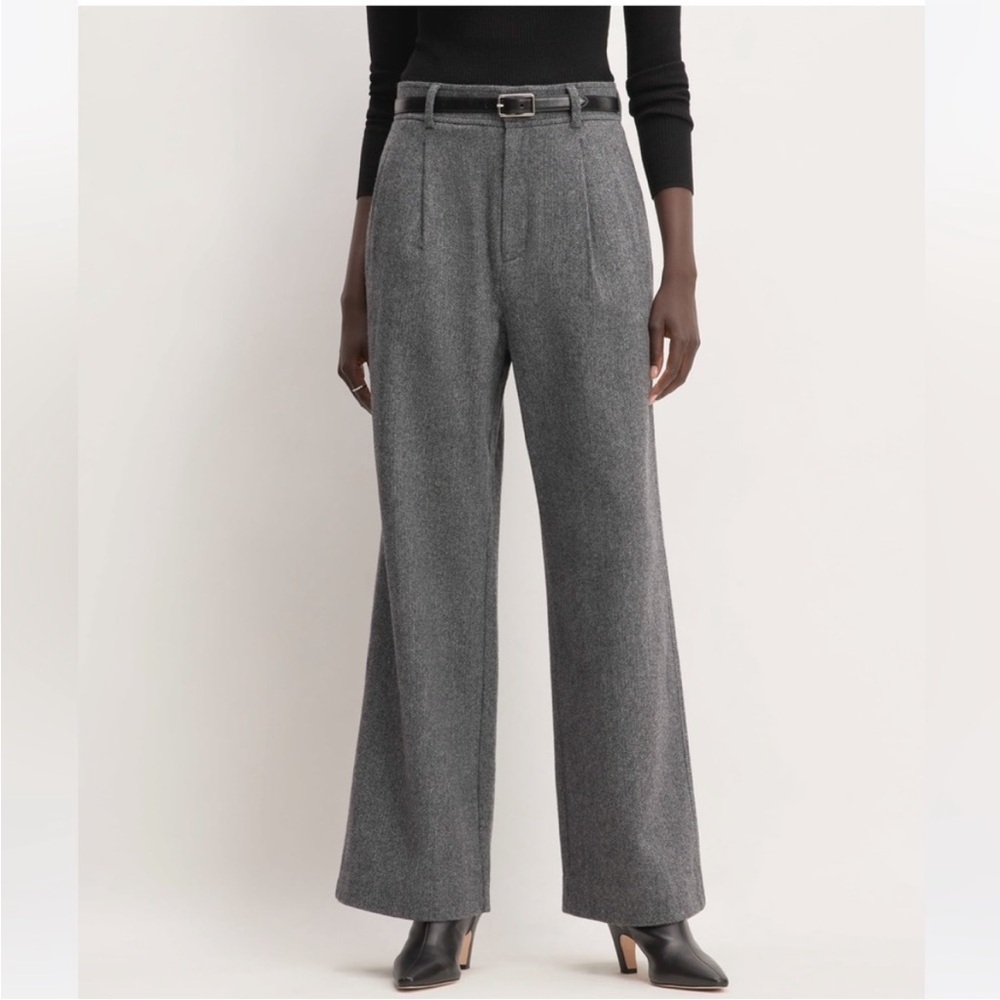 Everlane Gray Women’s Way High Rewool Pants size 6